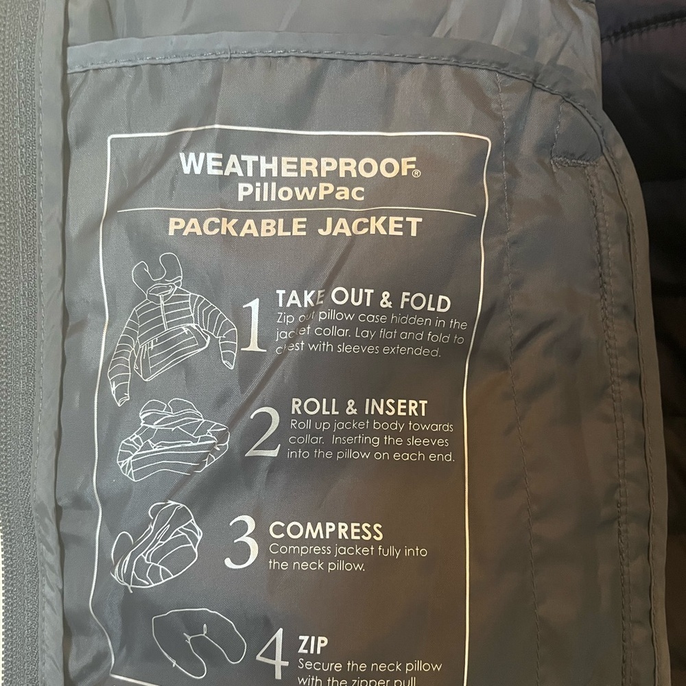 Alternative Down Puffer Jacket - Navy - Picture 4 of 6